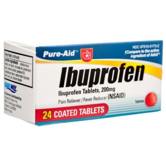 Pure-Aid Ibuprofen Tablets 24 Ct
