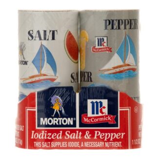 Morton Salt&Pepper Shaker Set 5.25 Oz