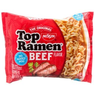 Nissin Top Ramen Beef 3 Oz