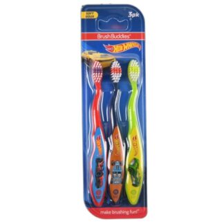Hot Wheels Toothbrush Set 3 Pk