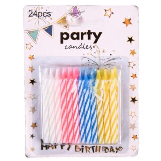Birthday Candles Asst Color Set