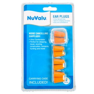 Nuvalu Ear Plug  4 Pair & 1 Case Set