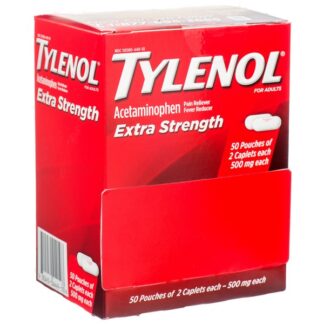 Tylenol Caplets Extra Strength Display Box