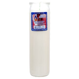Veladora Religious Candle White
