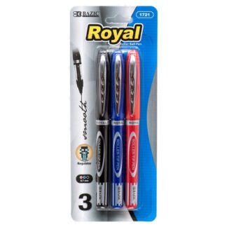 Bazic Pen Rollerball Royal Asst Color