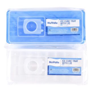 Nuvalu Ice Cube Tray W/Lid 10X4.3X1.7" 98G