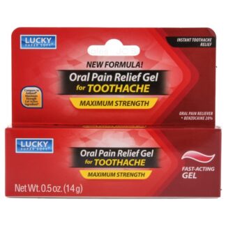 Lucky Oral Pain Relief Gel 0.5 Oz