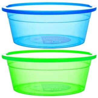 Nuvalu Plastic Basin Rd D12.2"X4.7" 167G W/Asst Clrs