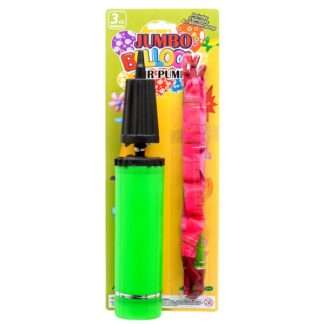 Air Balloon Pump Jumbo W/3 Balloons