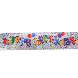 Nuvalu Happy Birthday Banner 102"