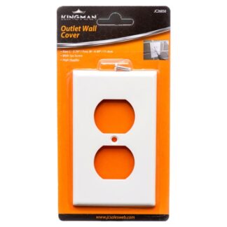 Kingman Outlet Wall Cover  White Only