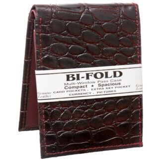 Men'S Wallet Embossed Leather Asst Clr