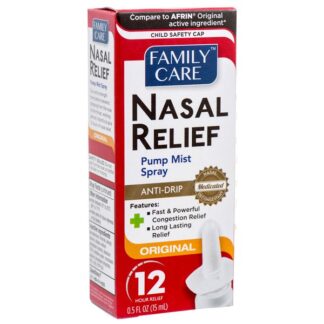 Family Care Original Nasal Relief Spray 0.5 Oz