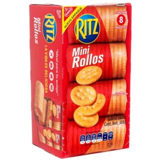 Ritz Crackers 8 Mini Rolls 308 Gr