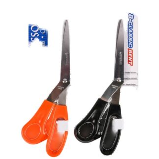 Bazic Scissors Left Handed Bent Stainless Steel 8" Asst Clr