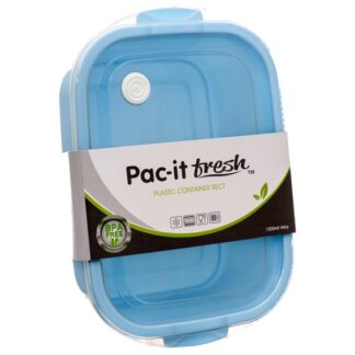 Pac It Fresh Food Container Rectangle 44 Oz / 1300 Ml Asst Clr