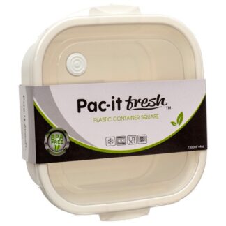 Pac It Fresh Food Container Square 44 Oz / 1300 Ml Asst Clr
