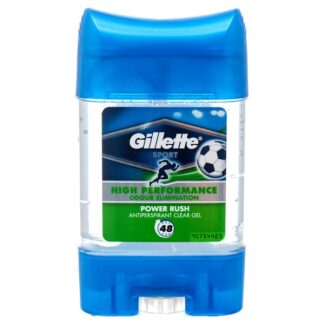 Gillette Antiperspirant Clear Gel Power Rush 70 Ml