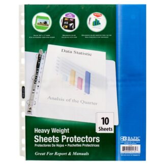 Bazic Sheet Protector 10 Sheet Heavy Weight