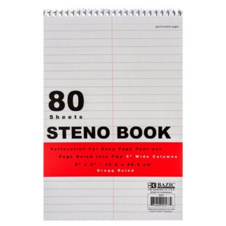 Bazic Steno Book 80 Sheets