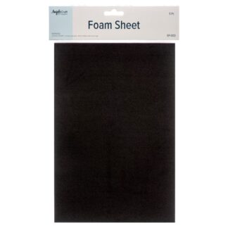 Angels Craft Foam Sheet  8" X 11 5/8" Black