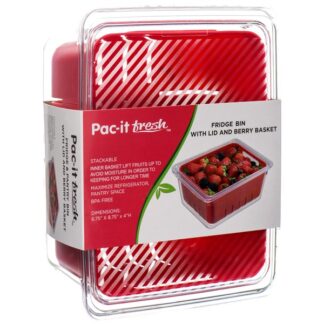Pac It Fresh Freezer Bin Red Clr