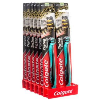 Colgate Toothbrush Zigzag Charcoal Medium