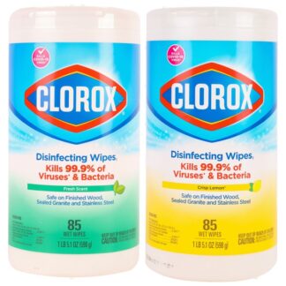 Clorox Disinfecting Wipes 2 Assorted 85 Ct Each