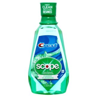 Crest Scope Classic Mouthwash Original Mint 1 Lt