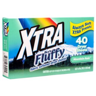 Xtra Dryer Sheets Mountain Rain 40 Ct