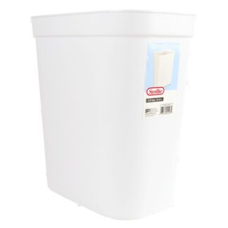 Sterilite Vanity Wasbasket 2.5Gl White Clr