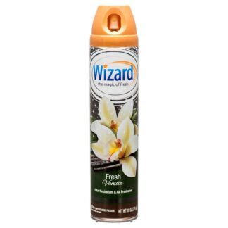 Wizard Air Freshener Fresh Vanilla 10 Oz