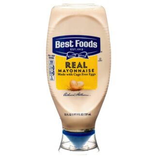 Best Foods Real Mayonnaise Squeeze Bottle 25 Oz