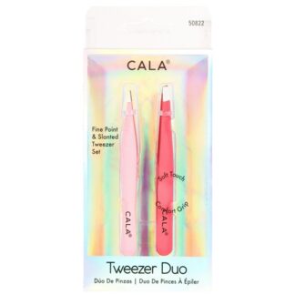 Cala Soft Touch Tweezer Duo Coral