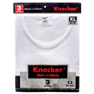 Knocker A-Shirt Xl White 3Pc