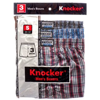 Knocker Boxer Small Asst Clrs 3Pk