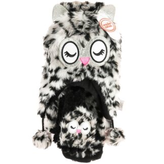 Hw Winter Hat/Muffler/ Gloves Owl Set One Size