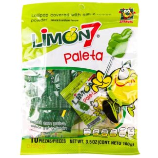 Limon 7 Lolipop 10Ct/3.5 Oz