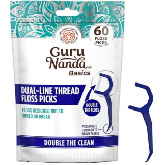 Gurunanda Dental Fresh  Floss Picks 60 Ct