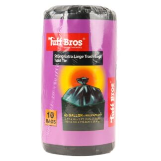 Tuff Bros Large Trash Bag 45 Gal. 10Ct