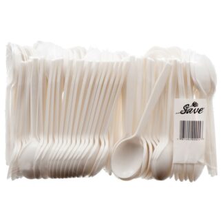 Plastic Spoon Soup  100Ct/Hvy