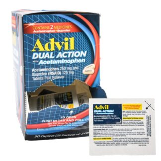 Advil Dual Action W/Acetaminophen 50 Ct Disp