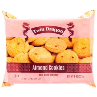 Twin Dragon Cookies 8 Oz Almond
