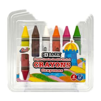 Bazic Super Jumbo Double Ended Crayons #2520