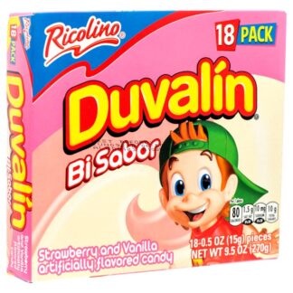 Ricolino Duvalin 18 Ct Strawberry & Vanilla