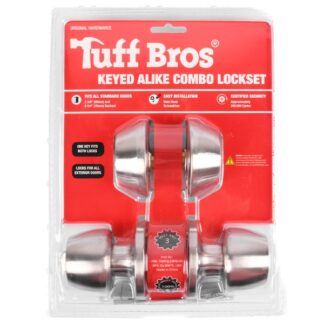 Tuff Bros Keyed Alkie Combo Lockset #36876Ss