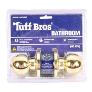 Tuff Bros Bathroom Lock No Key #Kw-36883Gd