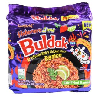 Habanero Lime Samyang Stir Fried Noodle Spicy Chicken 4.76 Oz