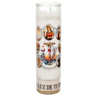 Veladora Religious Candle Santo Siete Potencias