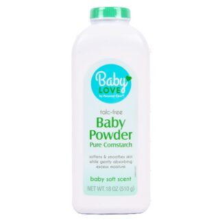 Baby Love Cornstarch Baby Powder 18 Oz
